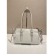 Mirror Quality Replica Prada Bonne Top Handle Bag 1BG628 White Clone