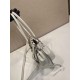 Mirror Quality Replica Prada Bonne Top Handle Bag 1BG628 White Clone