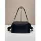 Mirror Quality Replica Prada Men's Nylon/Saffiano Crossbody Bag Black Clone