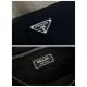 Mirror Quality Replica Prada Men's Nylon/Saffiano Crossbody Bag Black Clone