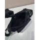 Mirror Quality Replica Prada Men's Nylon/Saffiano Crossbody Bag 2VH192 Black Clone