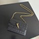 Mirror Quality Replica Bottega Veneta Andiamo Chain Crossbody Bag Black Clone