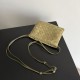 Mirror Quality Replica Bottega Veneta Intrecciato Suede Dustbag in Olive Green Clone