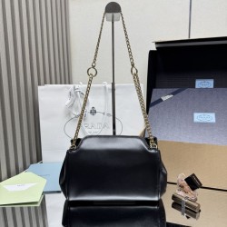 Mirror Quality Replica Prada Tumulte Small Crossbody Bag 1BD395 in Black Clone
