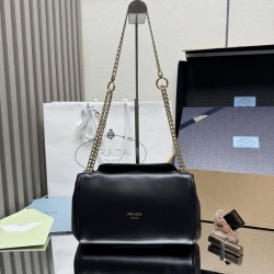 Mirror Quality Replica Prada Tumulte Small Crossbody Bag 1BD395 in Black Clone