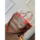 Luxury Replica LV Monogram Inside Out Neverfull MM Shoulder Bag M12708 Red Knockoff Mirror Quality Replica LV Monogram Inside Out Neverfull MM Shoulder Bag M12708 Red Clone