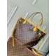 Luxury Replica LV Monogram Inside Out Neverfull MM Shoulder Bag M12708 Yellow Knockoff Mirror Quality Replica LV Monogram Inside Out Neverfull MM Shoulder Bag M12708 Yellow Clone