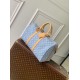 Mirror Quality Replica Louis Vuitton Keepall Bandoulière 45 Bag M25334 Sky Blue Clone