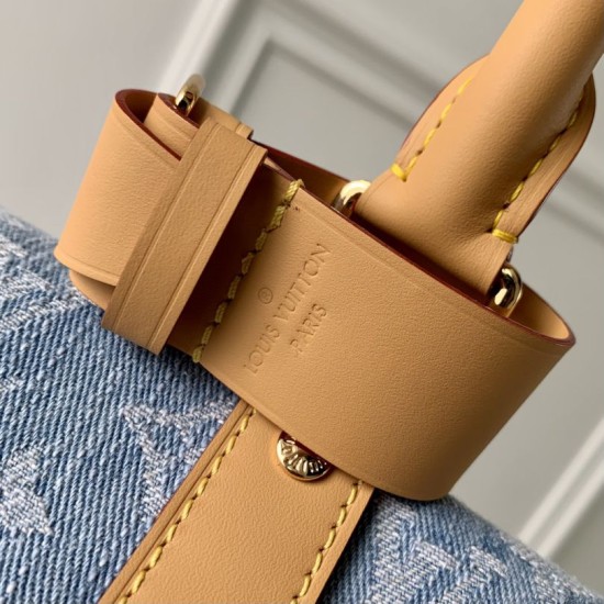 Mirror Quality Replica Louis Vuitton Keepall Bandoulière 45 Bag M25334 Sky Blue Clone