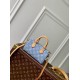 Mirror Quality Replica Louis Vuitton Nano Speedy Denim Bag M11212 Blue Clone