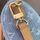 Mirror Quality Replica Louis Vuitton Nano Speedy Denim Bag M11212 Blue Clone