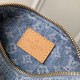 Mirror Quality Replica Louis Vuitton Nano Speedy Denim Bag M11212 Blue Clone