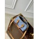 Mirror Quality Replica Louis Vuitton Nano Speedy Denim Bag M11212 Blue Clone