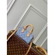 Mirror Quality Replica Louis Vuitton Nano Speedy Denim Bag M11212 Blue Clone