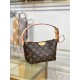 Mirror Quality Replica Louis Vuitton Pochette Hills Bag M27509 Brown Clone