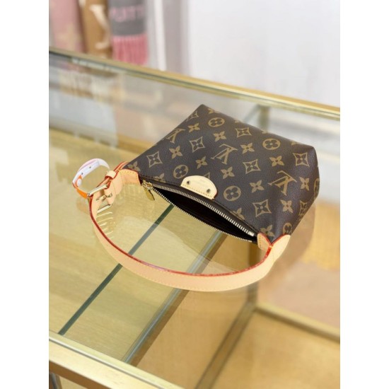 Mirror Quality Replica Louis Vuitton Pochette Hills Bag M27509 Brown Clone