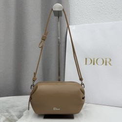 Mirror Quality Replica Dior Bow Pochette Brown Clone