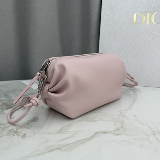 Mirror Quality Replica Dior Bow Pochette Pink Clone