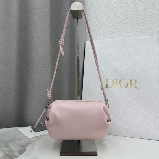 Mirror Quality Replica Dior Bow Pochette Pink Clone