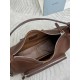 Luxury Replica Prada medium shoulder bag washed 1BC276 brown Knockoff Mirror Quality Replica Prada medium shoulder bag washed 1BC276 brown Clone
