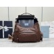 Luxury Replica Prada medium shoulder bag washed 1BC276 brown Knockoff Mirror Quality Replica Prada medium shoulder bag washed 1BC276 brown Clone