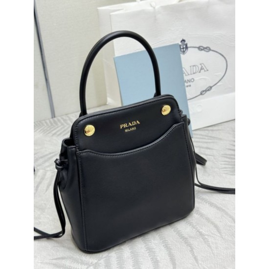 Mirror Quality Replica Prada Carry 1BA496 Mini Tote Bag in Black Clone
