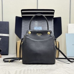 Mirror Quality Replica Prada Carry 1BA496 Mini Tote Bag in Black Clone