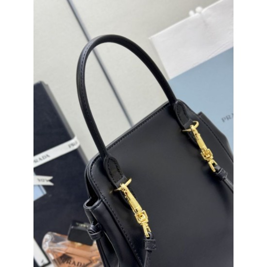Mirror Quality Replica Prada Carry 1BA496 Mini Tote Bag in Black Clone