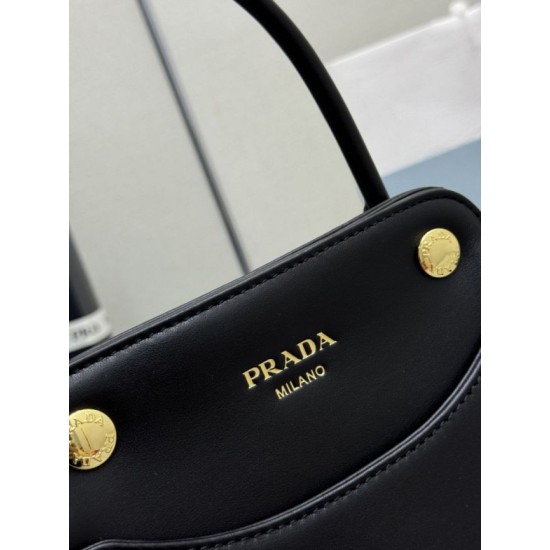 Mirror Quality Replica Prada Carry 1BA496 Mini Tote Bag in Black Clone