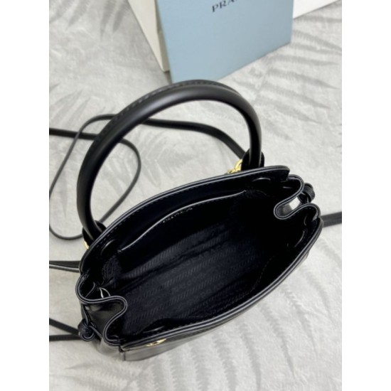 Mirror Quality Replica Prada Carry 1BA496 Mini Tote Bag in Black Clone