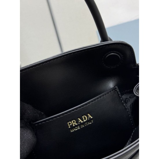 Mirror Quality Replica Prada Carry 1BA496 Mini Tote Bag in Black Clone