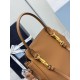 Mirror Quality Replica Prada Carry 1BA496 Mini Tote Bag in Brown Clone