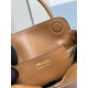 Mirror Quality Replica Prada Carry 1BA496 Mini Tote Bag in Brown Clone