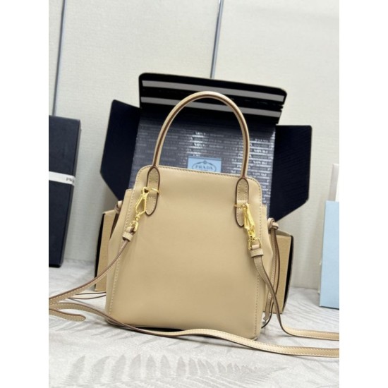 Mirror Quality Replica Prada Carry 1BA496 Mini Tote Bag in Cameo Clone