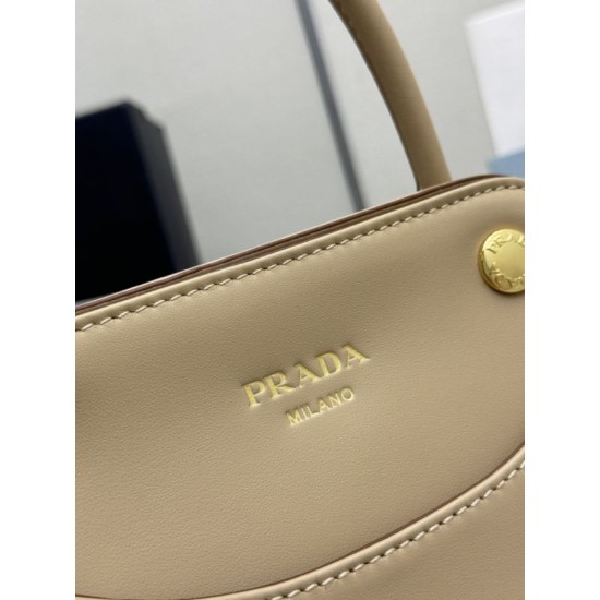 Mirror Quality Replica Prada Carry 1BA496 Mini Tote Bag in Cameo Clone