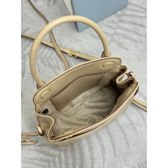 Mirror Quality Replica Prada Carry 1BA496 Mini Tote Bag in Cameo Clone