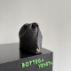 Luxury Replica Bottega Veneta Intrecciato Drawstring Bags in Black Knockoff Mirror Quality Replica Bottega Veneta Intrecciato Drawstring Bags in Black Clone