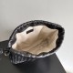 Luxury Replica Bottega Veneta Intrecciato Drawstring Bags in Black Knockoff Mirror Quality Replica Bottega Veneta Intrecciato Drawstring Bags in Black Clone