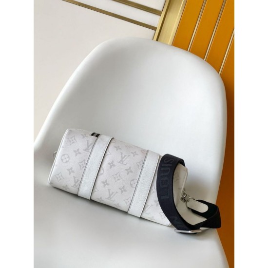 Mirror Quality Replica Louis Vuitton Men's City Keepall M27184 M26750 White Clone