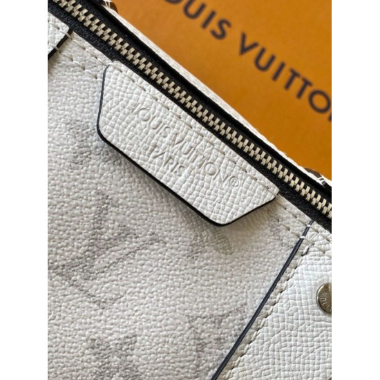 Mirror Quality Replica Louis Vuitton Men's City Keepall M27184 M26750 White Clone