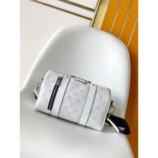Mirror Quality Replica Louis Vuitton Men's City Keepall M27184 M26750 White Clone