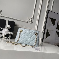 Mirror Quality Replica Chanel 26S Small Tote Bag AS6248 Blue Clone