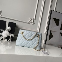 Mirror Quality Replica Chanel 26S Small Tote Bag AS6248 Blue Clone