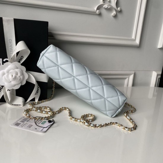 Luxury Replica Chanel 26S Small Tote Bag AS6248 Blue Knockoff Mirror Quality Replica Chanel 26S Small Tote Bag AS6248 Blue Clone