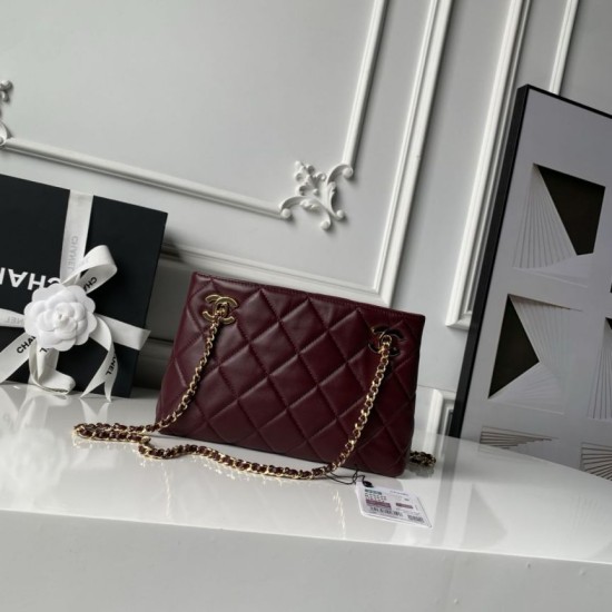 Luxury Replica Chanel 26S Small Tote Bag AS6248 Burgundy Knockoff Mirror Quality Replica Chanel 26S Small Tote Bag AS6248 Burgundy Clone