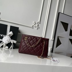 Mirror Quality Replica Chanel 26S Small Tote Bag AS6248 Burgundy Clone