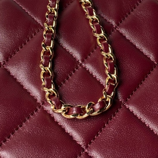 Luxury Replica Chanel 26S Small Tote Bag AS6248 Burgundy Knockoff Mirror Quality Replica Chanel 26S Small Tote Bag AS6248 Burgundy Clone