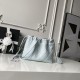 Luxury Replica Chanel 25 Quilted Drawstring Bucket Bag AP5317 Blue Knockoff Mirror Quality Replica Chanel 25 Quilted Drawstring Bucket Bag AP5317 Blue Clone