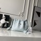 Luxury Replica Chanel 25 Quilted Drawstring Bucket Bag AP5317 Blue Knockoff Mirror Quality Replica Chanel 25 Quilted Drawstring Bucket Bag AP5317 Blue Clone
