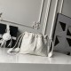 Luxury Replica Chanel 25 Quilted Drawstring Bucket Bag AP5317 White Knockoff Mirror Quality Replica Chanel 25 Quilted Drawstring Bucket Bag AP5317 White Clone